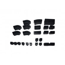 Fuel & brake line rubber mounting insulator set (240Z)