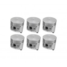 Jeu de 6 pistons (pistons plats) (240Z 260Z)