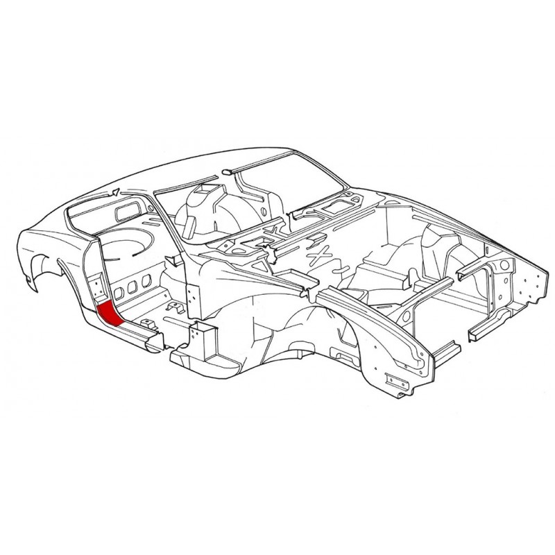 LOWER B PILLAR RIGHT SIDE (240Z 260Z 280Z)